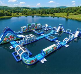 S712 Die Schlümpfe Themen‑aufblasbarer Wasserpark