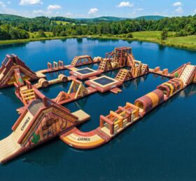 S715 Wild-West-Themen aufblasbarer Wasserpark