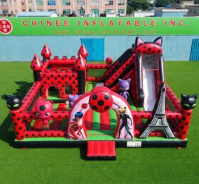 T2-7135 Miraculous Ladybug Thema Aufblasbare Hüpfburg