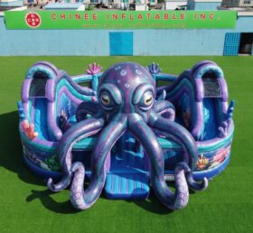 T2-7140 Oktopus-Themen Hüpfburg