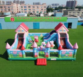 T2-7143 Peppa Pig Thema Aufblasbare Hüpfburg