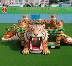 T2-7167 Tiger Thema Aufblasbare Hüpfburg