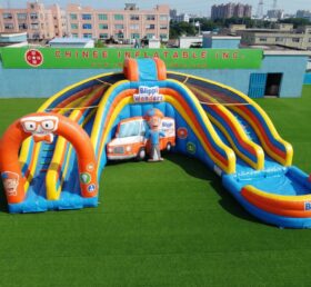 T8-6111 Blippi Wonders Thema Aufblasbare Wasserrutsche