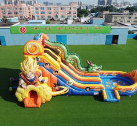T8-6142 Dragon Ball Thema Aufblasbare Wasserrutsche