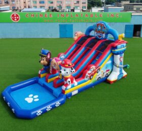 T8-6185 Paw Patrol Thema Aufblasbare Wasserrutsche
