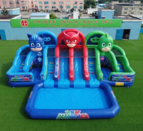 T8-6193 PJ Masks Thema Aufblasbare Wasserrutsche
