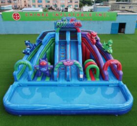 T8-6194 PJ Masks Thema Aufblasbare Wasserrutsche