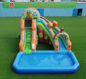 T8-6202 Scooby-Doo Themen Aufblasbare Wasserrutsche
