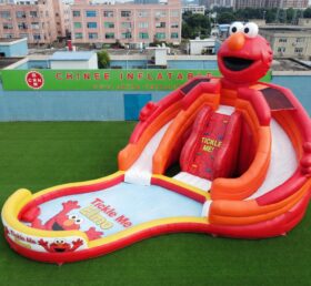 T8-6212 Tickle Me Elmo Themen aufblasbare Wasserrutsche