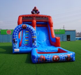 T8-8466D Spider-Man Themen-Aufblasbare Wasserrutsche