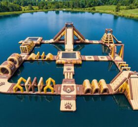 S718 Bären-Themen Aufblasbarer Wasserpark