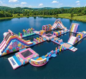 S719 Candy Thema Aufblasbarer Wasserpark