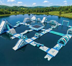 S723 Delfin-Themen aufblasbarer Wasserpark