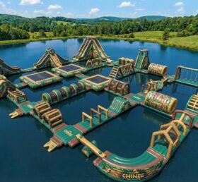 S726 Dschungel-Thema Aufblasbarer Wasserpark