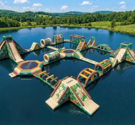 S727 Dschungel-Thema Aufblasbarer Wasserpark