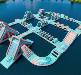 S729 Meerjungfrauen-Thema Aufblasbarer Wasserpark