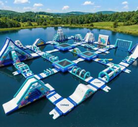S730 Ozean-Themen Aufblasbarer Wasserpark