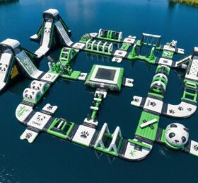 S732 Panda-Themen Aufblasbarer Wasserpark