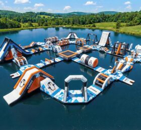 S734 Pinguin-Thema Aufblasbarer Wasserpark