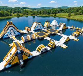 S735 Wasserpark mit Pinguin-Motiv