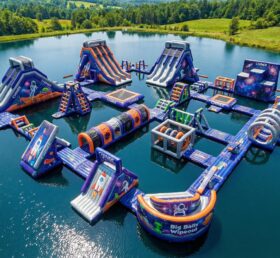 S743 Weltraum-Thema Aufblasbarer Wasserpark