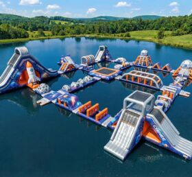 S744 Weltraum-Thema Aufblasbarer Wasserpark