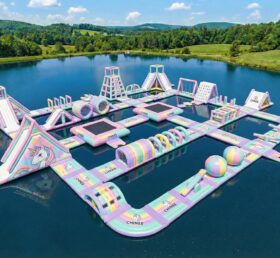 S747 Einhorn-Thema Aufblasbarer Wasserpark