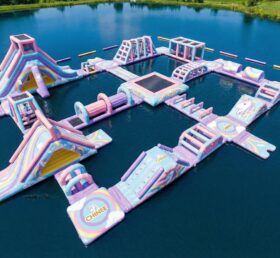 S749 Einhorn-Thema Aufblasbarer Wasserpark