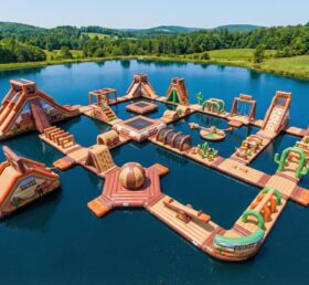 S753 Wild-West-Themen aufblasbarer Wasserpark