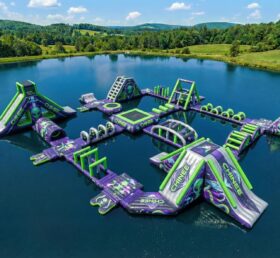S756 Alien-Themen aufblasbarer Wasserpark