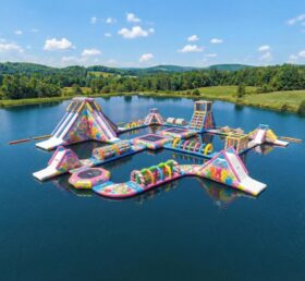 S763 Süßigkeiten-Thema Aufblasbarer Wasserpark