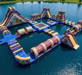 S764 Schlosskönigreich Thema Aufblasbarer Wasserpark