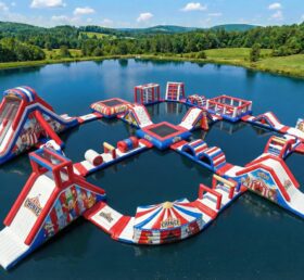 S767 Zirkus-Thema Aufblasbarer Wasserpark