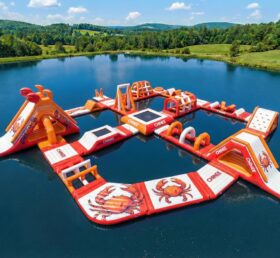 S770 Krabben-Thema Aufblasbarer Wasserpark