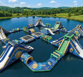 S772 Kryptowährung Thema Aufblasbarer Wasserpark