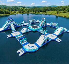 S775 Delfin-Thema Aufblasbarer Wasserpark