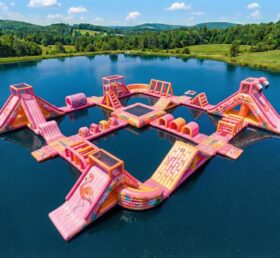 S786 Flamingo Thema Aufblasbarer Wasserpark