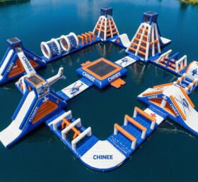 S792 Hubschrauber-Themen aufblasbarer Wasserpark