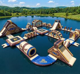 S793 Pferdekutschen-Themen Aufblasbarer Wasserpark