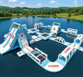 S794 Krankenhaus-Themen Aufblasbarer Wasserpark