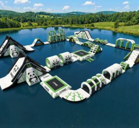 S809 Panda Thema Aufblasbarer Wasserpark