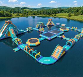 S821 Seepferdchen-Thema Aufblasbarer Wasserpark