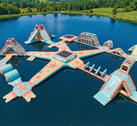S826 Seestern-Thema Aufblasbarer Wasserpark