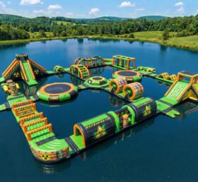 S829 Themenpark Wasserpark aufblasbar im Giftstoff-Design
