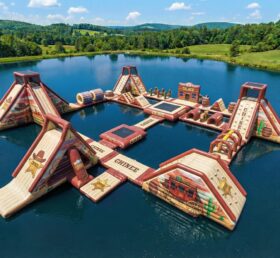 S835 Wild-West-Themen-Aufblasbarer Wasserpark