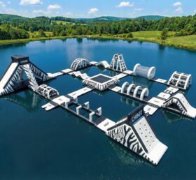 S838 Zebra Thema Aufblasbarer Wasserpark