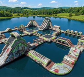 S839 Zombie Thema Aufblasbarer Wasserpark