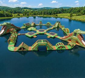 S846 Krokodil-Thema Aufblasbarer Wasserpark