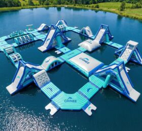S850 Delfin-Thema Aufblasbarer Wasserpark