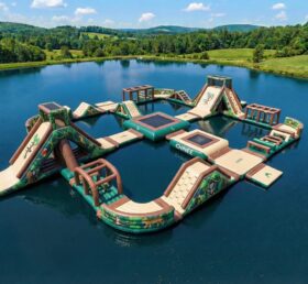 S857 Dschungel-Thema Aufblasbarer Wasserpark